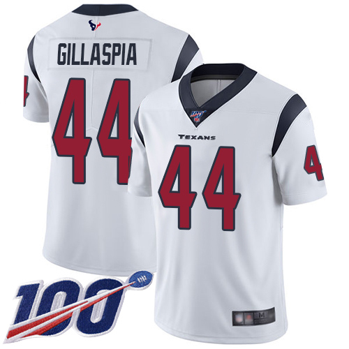 Houston Texans Limited White Men Cullen Gillaspia Road Jersey NFL Football #44 100th Season Vapor Untouchable